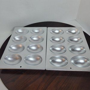 Easter Spring 1982 Wilton Egg Mini Mold Pan 8 Cavity 508-2127